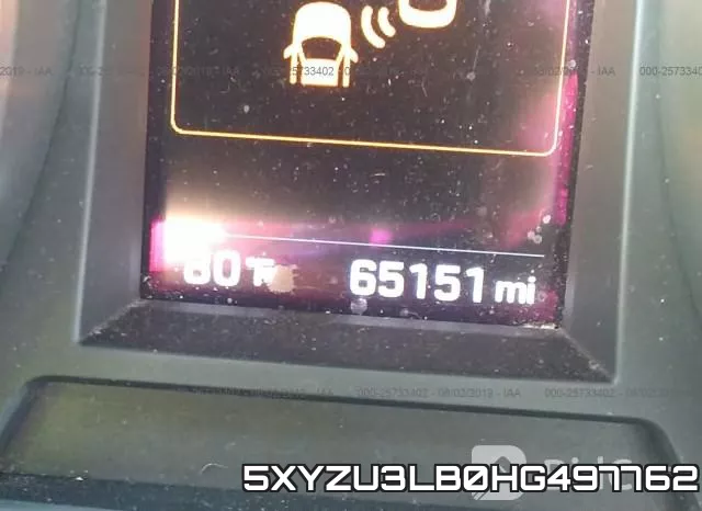 5XYZU3LB0HG497762 фото 8