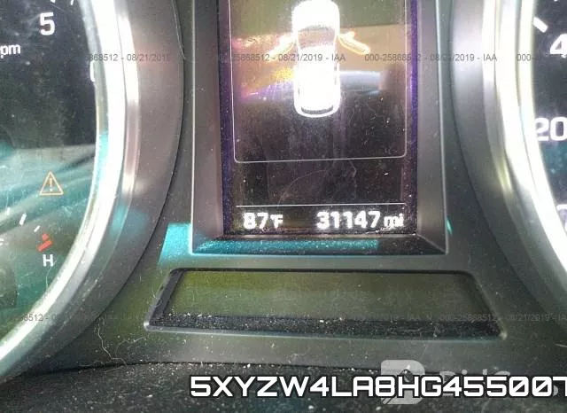 5XYZW4LA8HG455007 фото 8