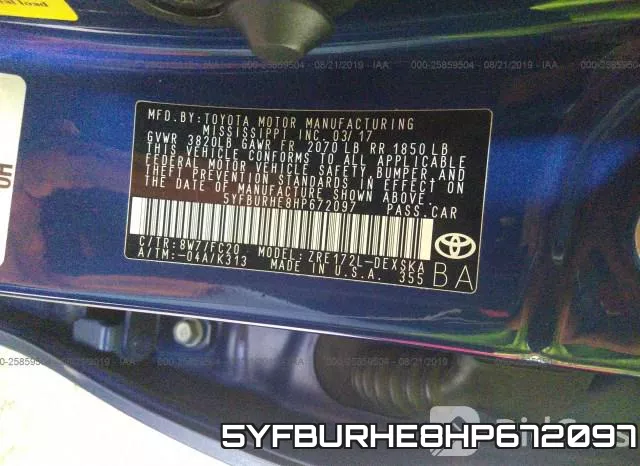 5YFBURHE8HP672097 фото 10