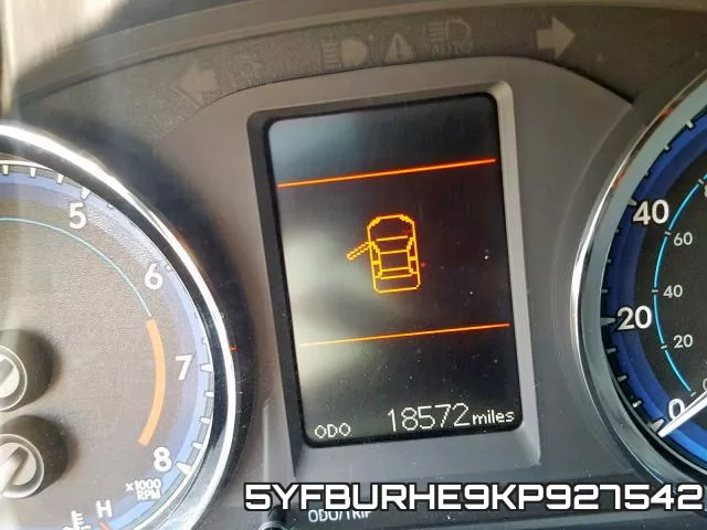 5YFBURHE9KP927542 фото 9