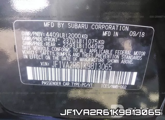 JF1VA2R61K9813065 фото 10
