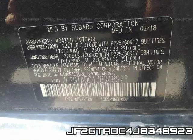 JF2GTADC4J8348923 фото 10