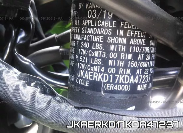 JKAERKD17KDA47237 фото 2