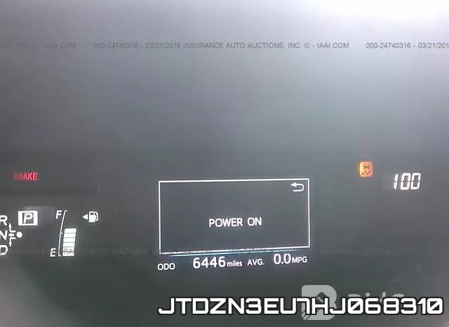 JTDZN3EU7HJ068310 фото 8