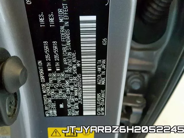 JTJYARBZ6H2052245 фото 2
