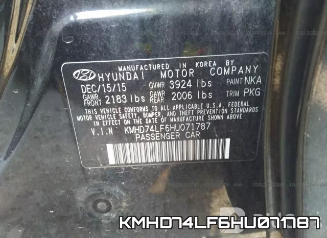 KMHD74LF6HU071787 фото 10