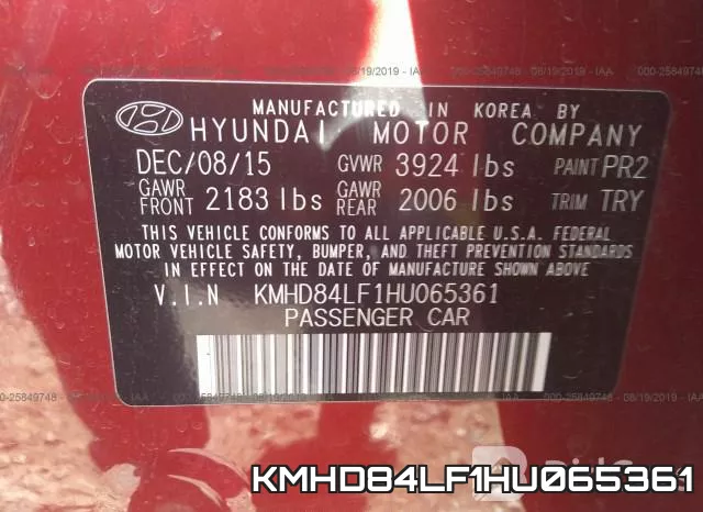 KMHD84LF1HU065361 фото 10