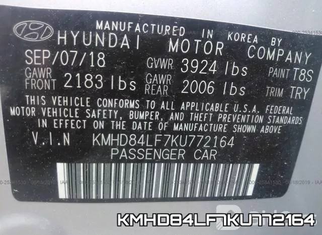 KMHD84LF7KU772164 фото 10