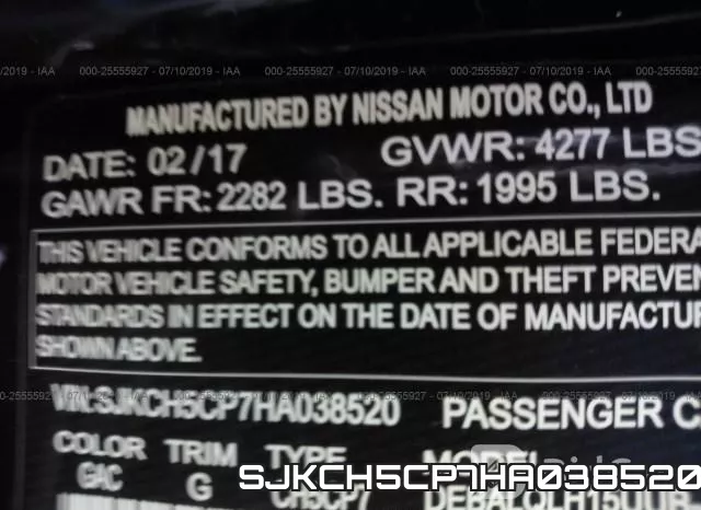 SJKCH5CP7HA038520 фото 10