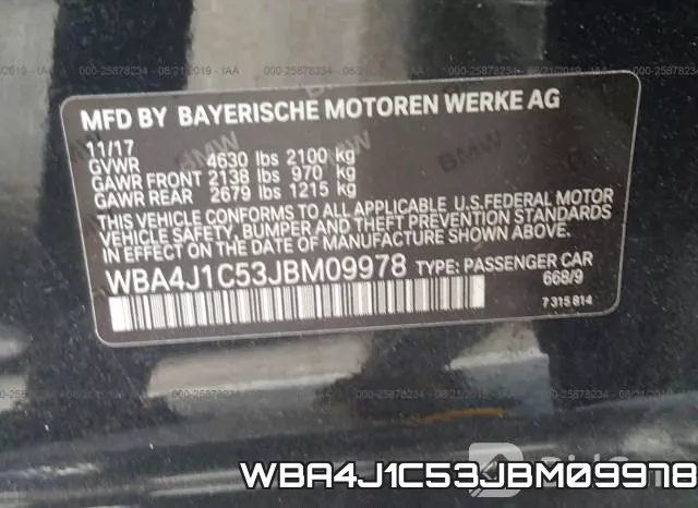 WBA4J1C53JBM09978 фото 10