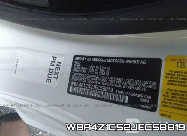 WBA4Z1C52JEC58819 фото 9