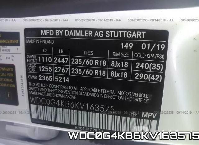 WDC0G4KB6KV163575 фото 10