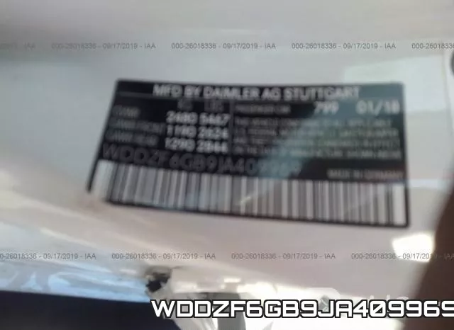 WDDZF6GB9JA409969 фото 9