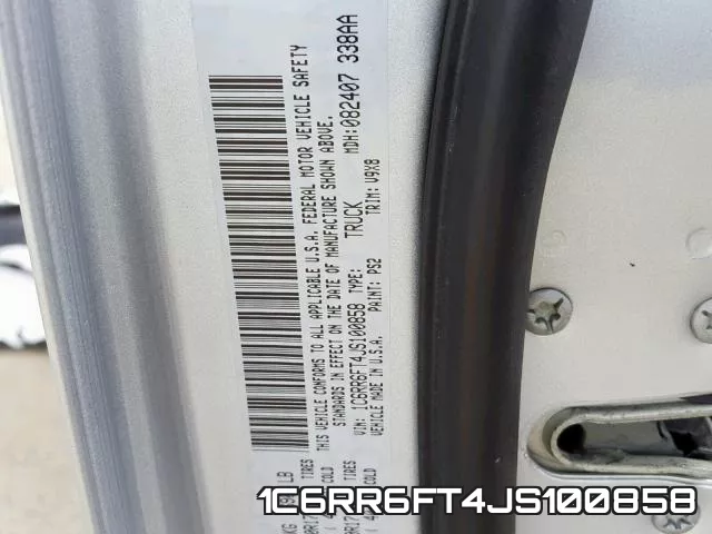 1C6RR6FT4JS100858 фото 2