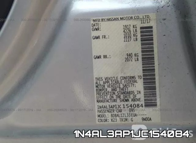 1N4AL3AP1JC154084 фото 10