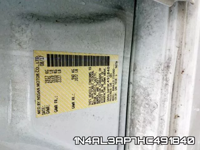 1N4AL3AP7HC491840 фото 2