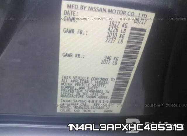 1N4AL3APXHC485319 фото 10