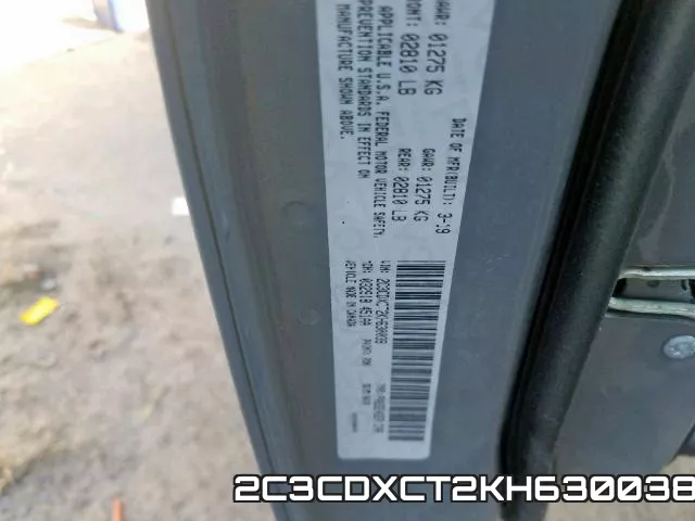 2C3CDXCT2KH630038 фото 2