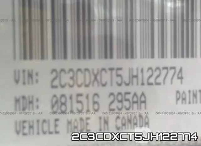 2C3CDXCT5JH122774 фото 10