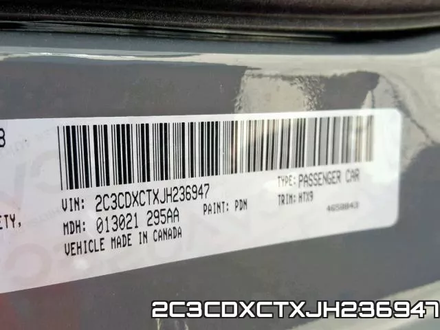 2C3CDXCTXJH236947 фото 2