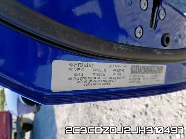 2C3CDZDJ2JH310497 фото 2