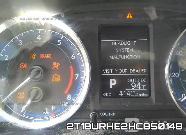 2T1BURHE2HC850148 фото 8