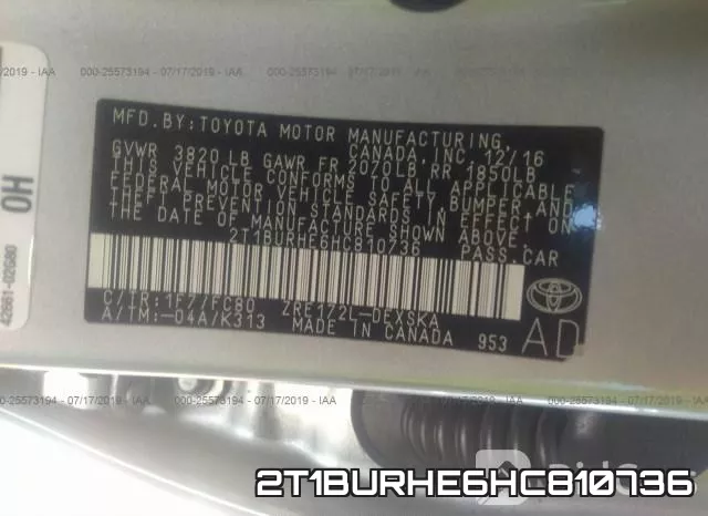 2T1BURHE6HC810736 фото 10