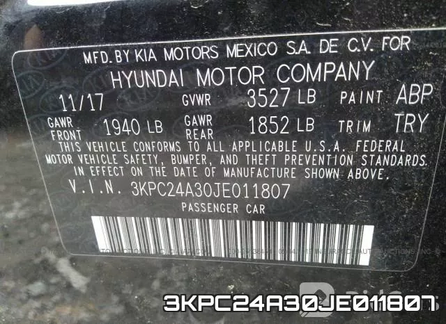 3KPC24A30JE011807 фото 10