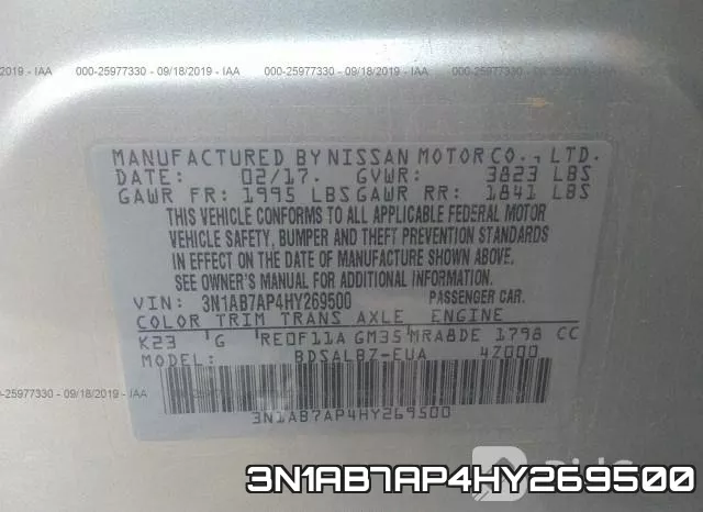 3N1AB7AP4HY269500 фото 10