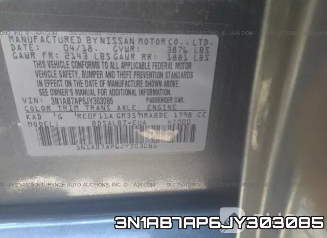 3N1AB7AP6JY303085 фото 10