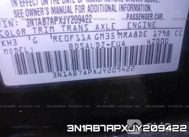 3N1AB7APXJY209422 фото 10