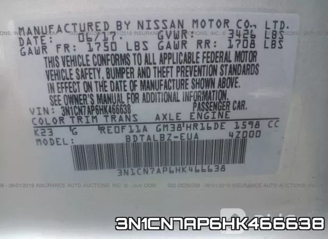 3N1CN7AP6HK466638 фото 10
