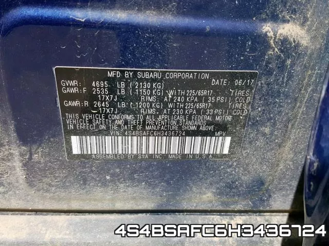 4S4BSAFC6H3436724 фото 2