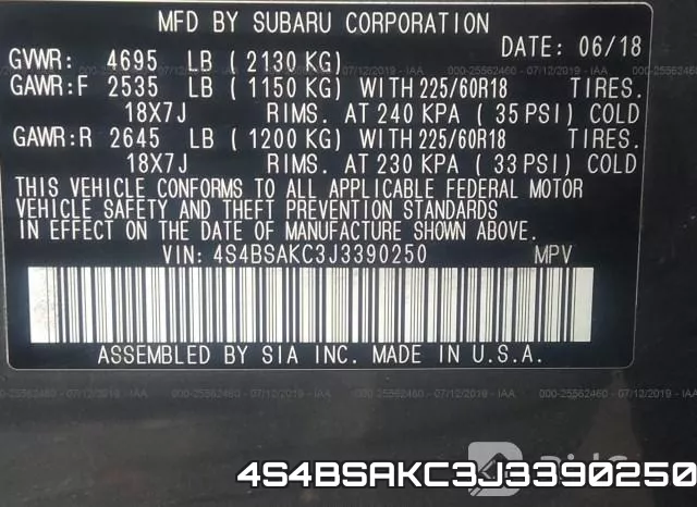 4S4BSAKC3J3390250 фото 10
