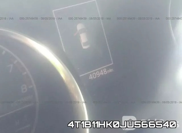 4T1B11HK0JU566540 фото 8