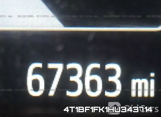 4T1BF1FK1HU343714 фото 8