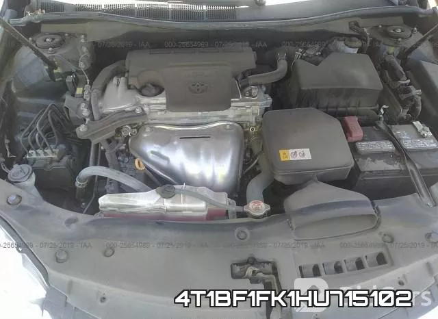 4T1BF1FK1HU715102 фото 2
