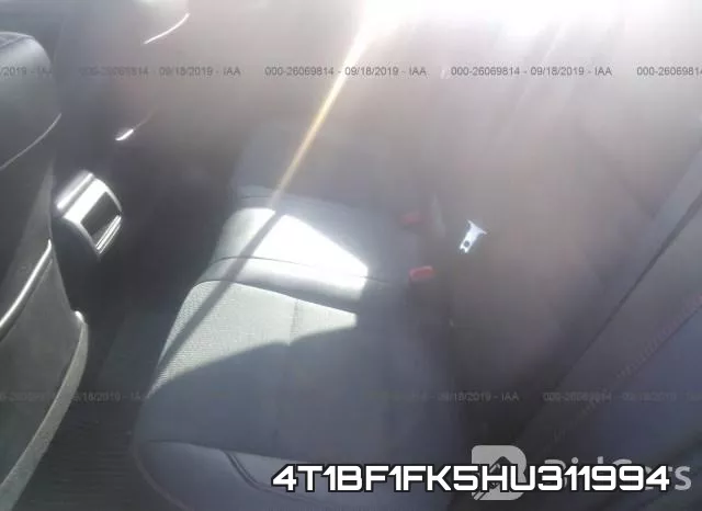4T1BF1FK5HU311994 фото 9
