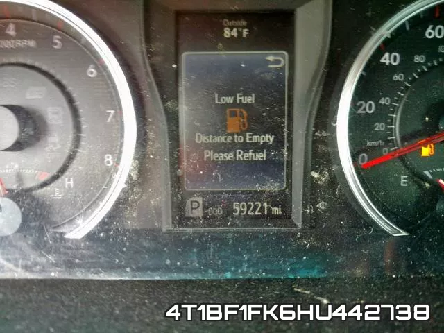 4T1BF1FK6HU442738 фото 9