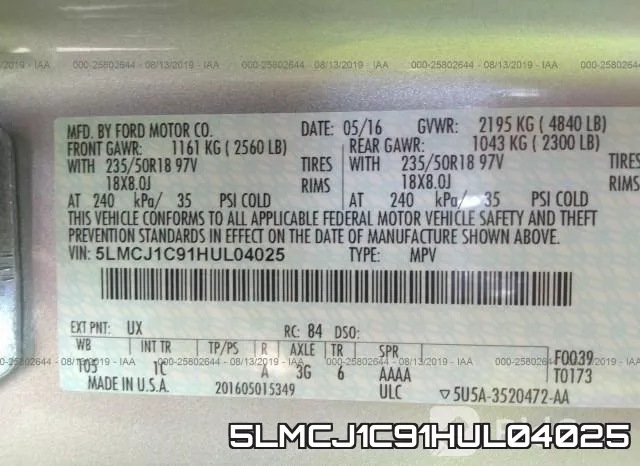 5LMCJ1C91HUL04025 фото 10