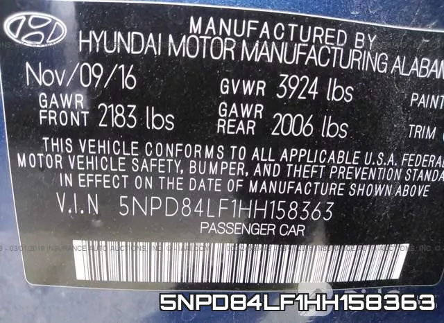 5NPD84LF1HH158363 фото 10