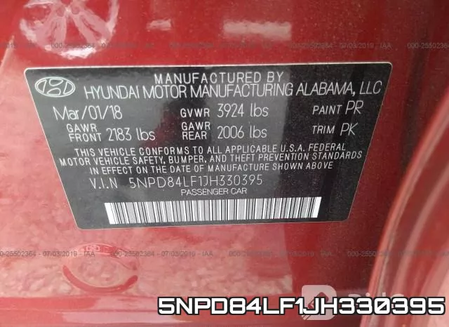 5NPD84LF1JH330395 фото 10