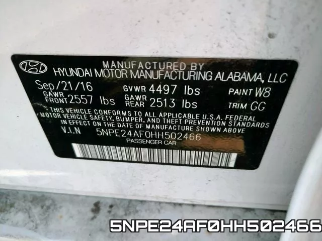 5NPE24AF0HH502466 фото 2
