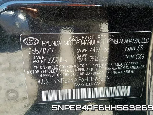 5NPE24AF6HH563269 фото 2