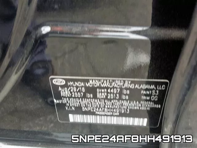 5NPE24AF8HH491913 фото 2