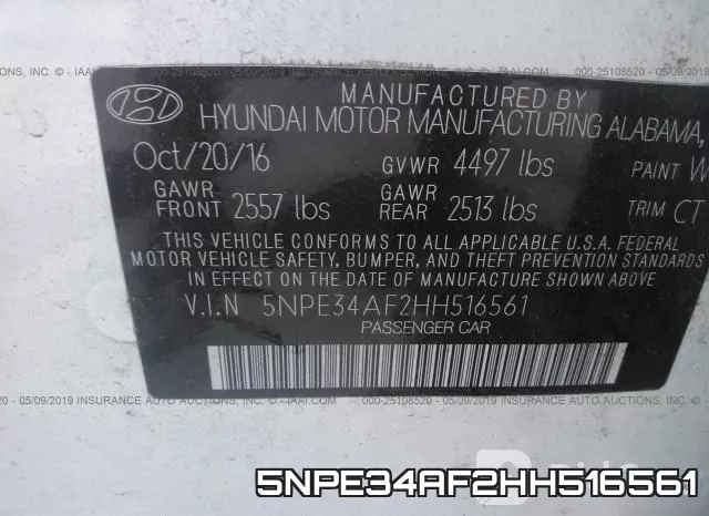 5NPE34AF2HH516561 фото 10