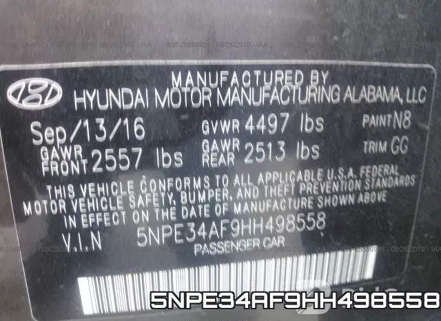 5NPE34AF9HH498558 фото 10