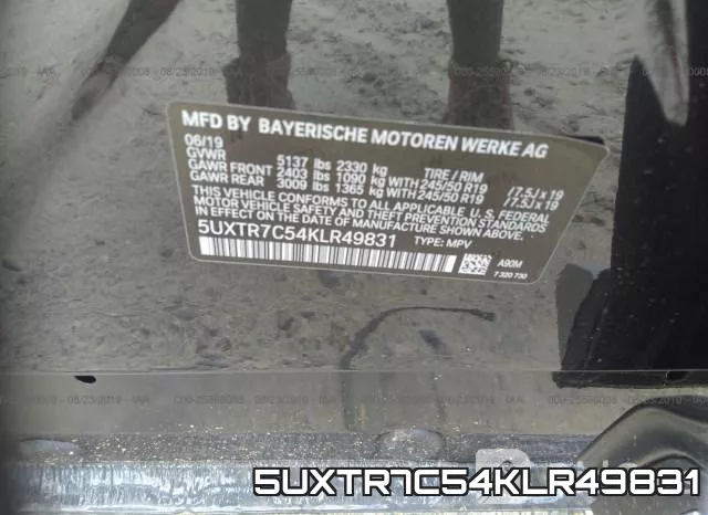 5UXTR7C54KLR49831 фото 10