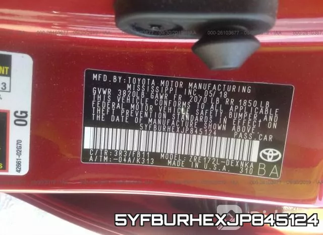 5YFBURHEXJP845124 фото 10