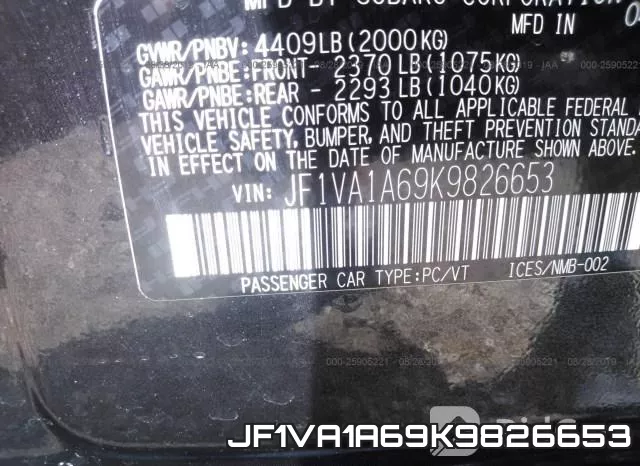 JF1VA1A69K9826653 фото 10
